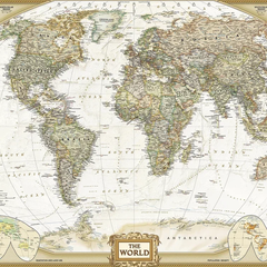 0546 Фотообои Ortograf Карты мира