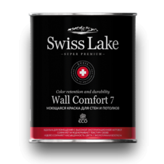 Краска Swiss Lake Wall Comfort 7 моющаяся для стен и потолков 0.4 л