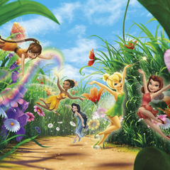 8-466-Fairies-Meadow Фотообои Komar Disney x