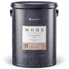 Краска Lanors Mons Mons Interior для стен и потолков 2.5 л